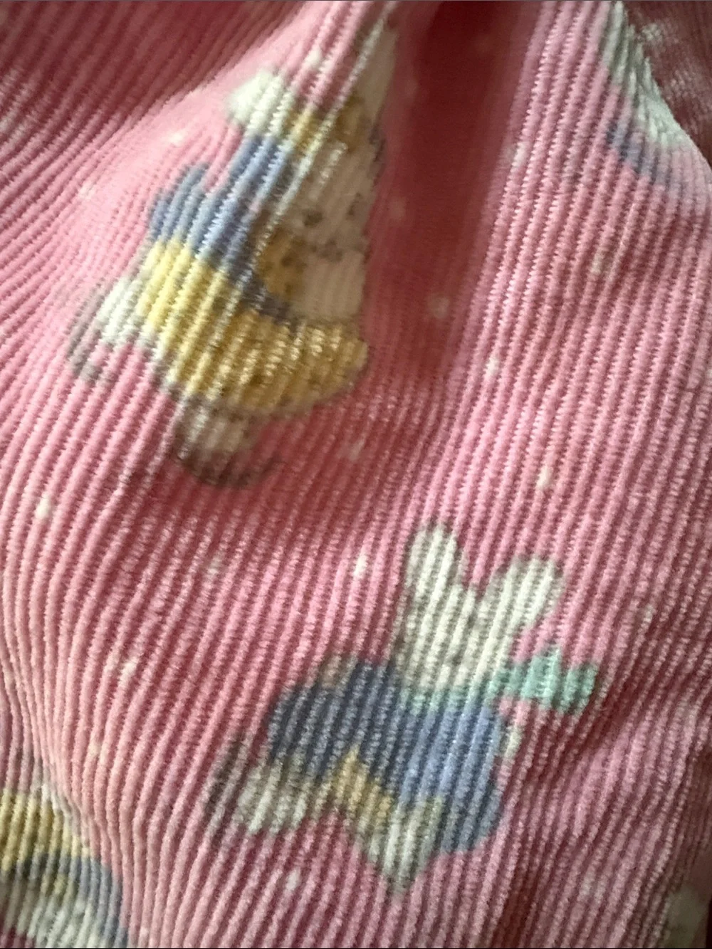 OshKosh B'gosh Pink CorduroyTiered 1987 Dress & Bunnies On Ice” Collar 3 Toddler